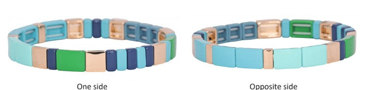 Enamel Tile Bracelets