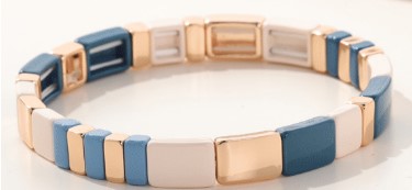 Enamel Tile Bracelets