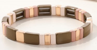 Enamel Tile Bracelets