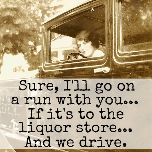 Fridge Magnet. Sure, I'll Go On A Run With You...