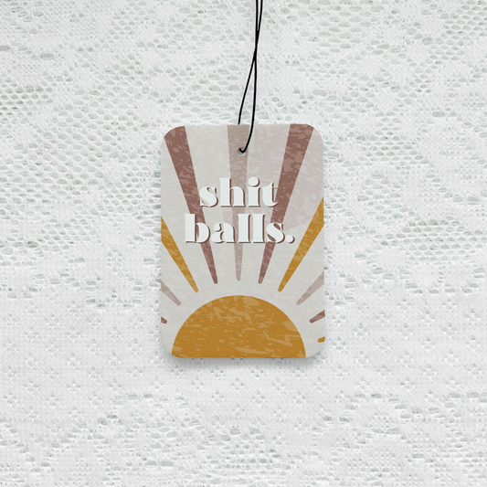 Shit Balls Car Air Freshener