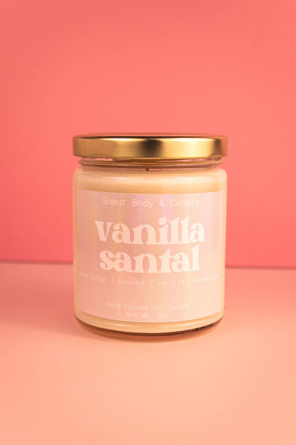 Vanilla Santal Soy Candle