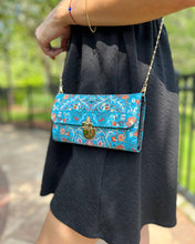 Load image into Gallery viewer, Turquoise Turkish Crossbody Bag
