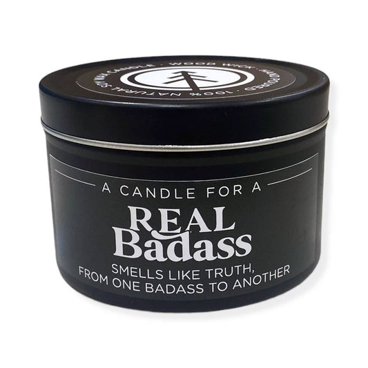 Real Badass | Wood Wick Candle