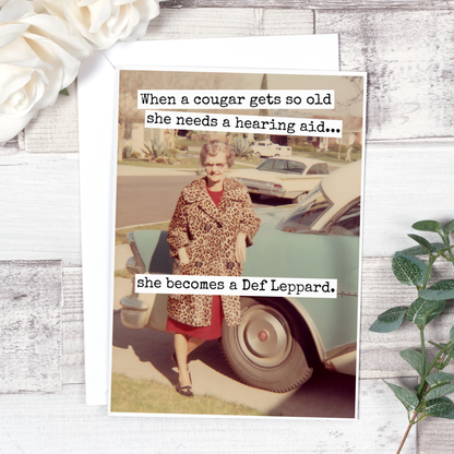 715 - When A Cougar Gets So Old She Needs A Hearing Aid...