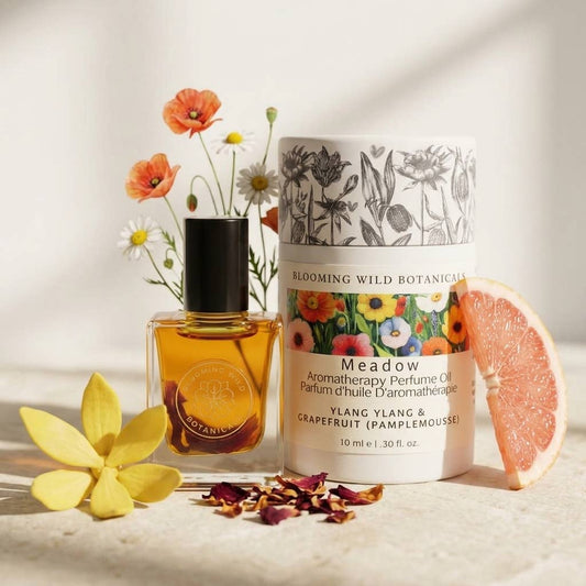 Meadow Plant Perfume Roll-On | Ylang Ylang + Grapefruit