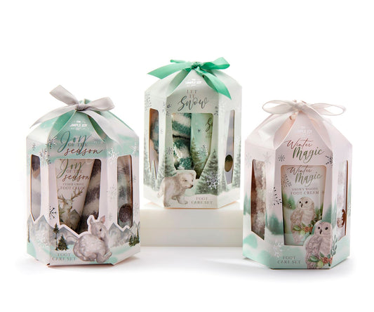 Scented Foot Cream & Sock Gift Set