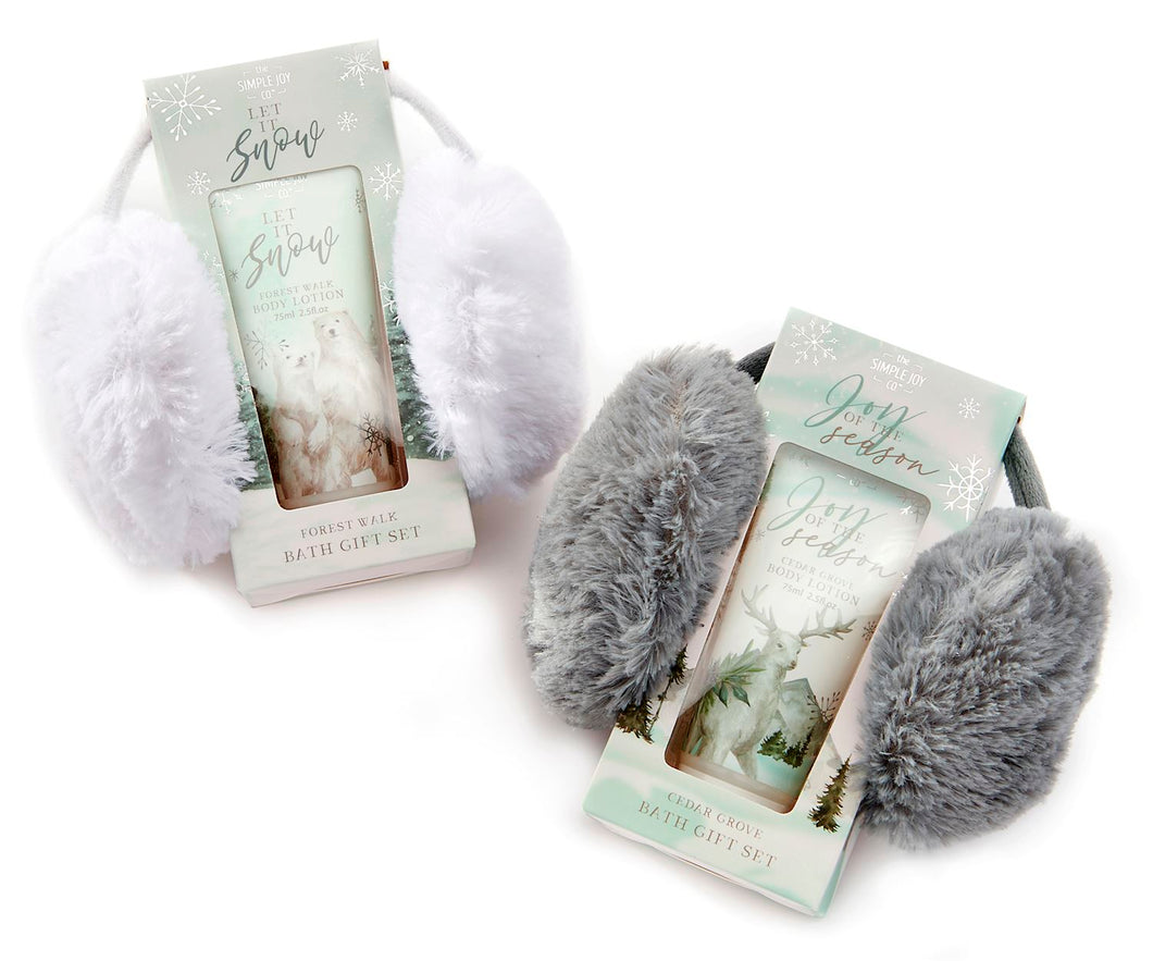 Scented Body Lotion & Ear Muffs Gift Set