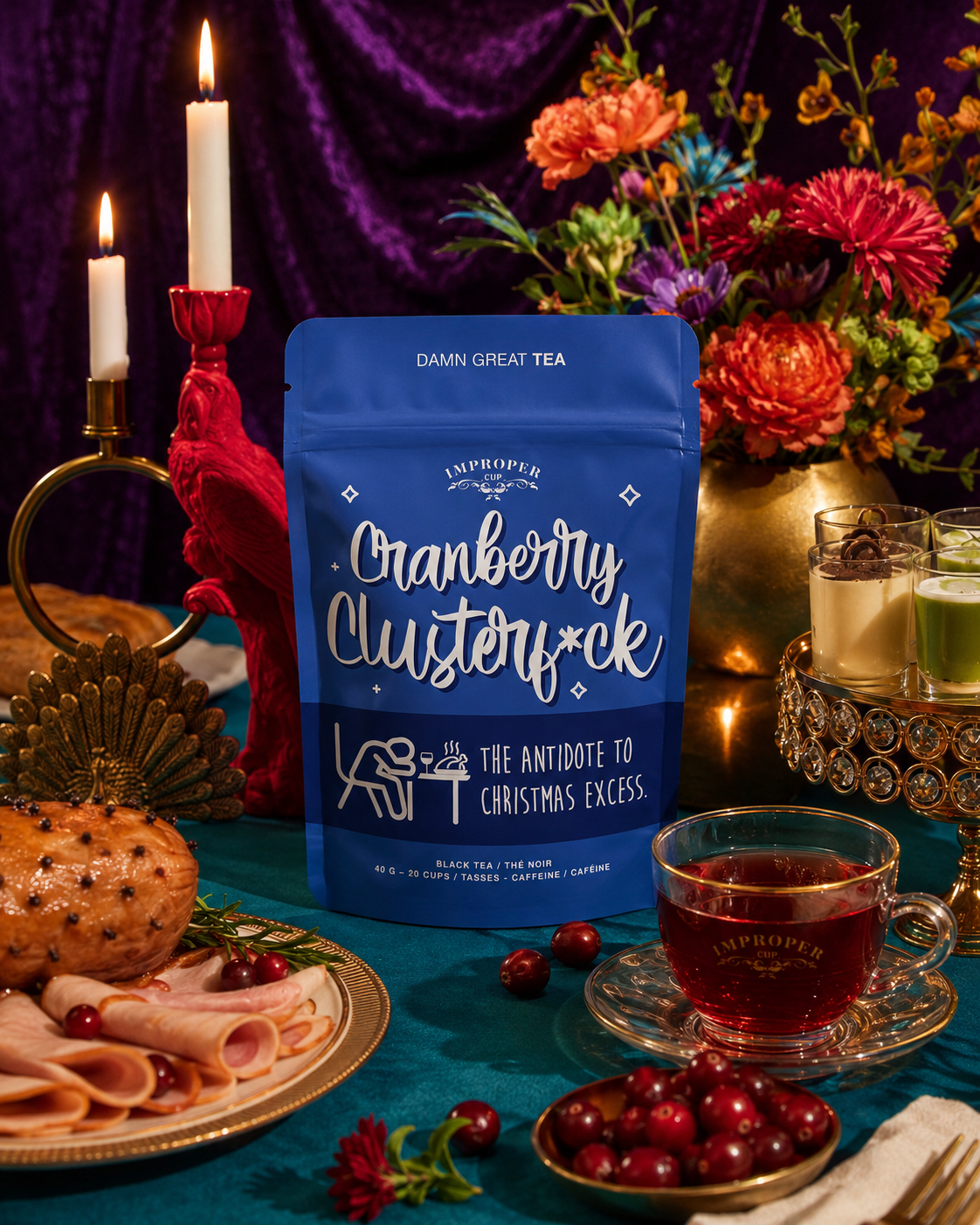 Cranberry Clusterf*ck - Holiday Black tea
