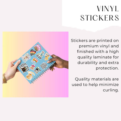 Sticky Moods - Don't Call If You Can Text Sticker Cute Phone Decal