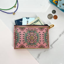 Load image into Gallery viewer, Pink &amp; Green Coin Purse
