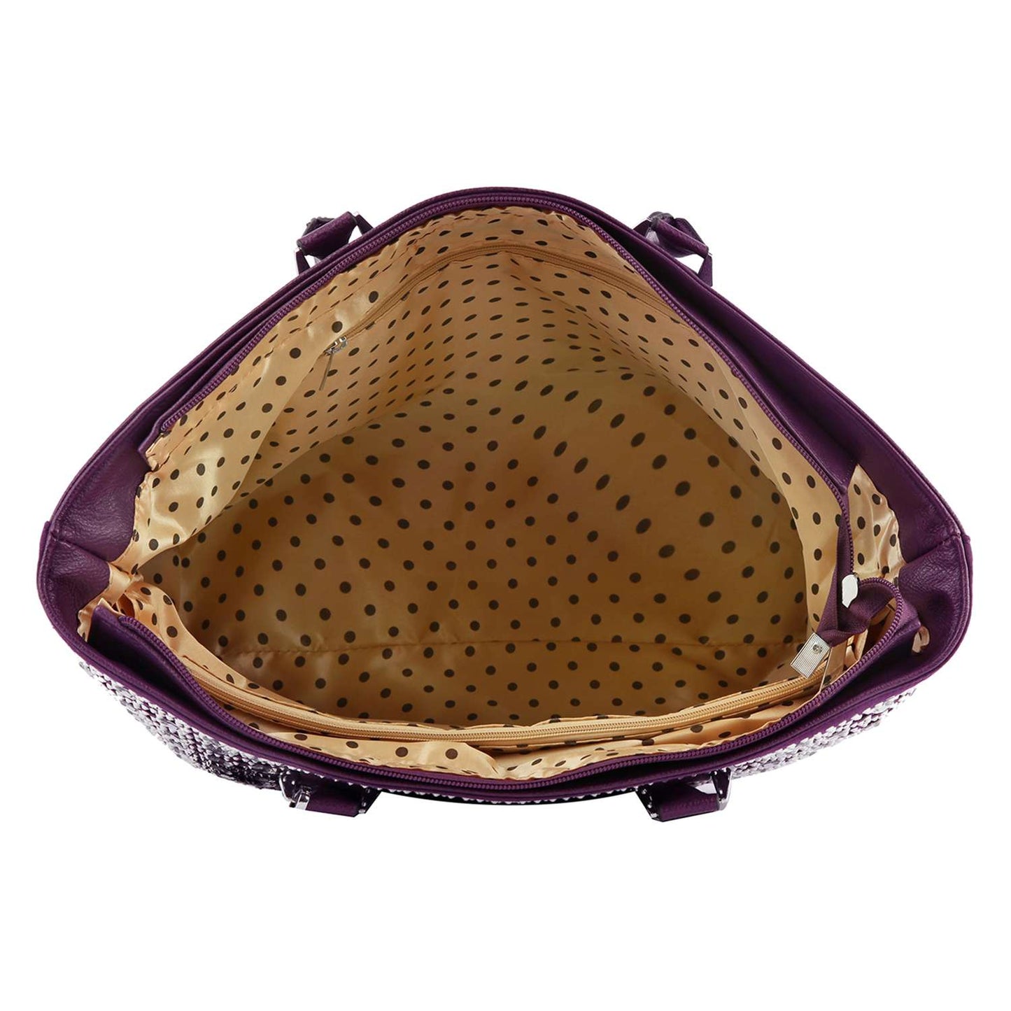 Handbag Express - Dazzling Rhinestone Shopper Style Tote