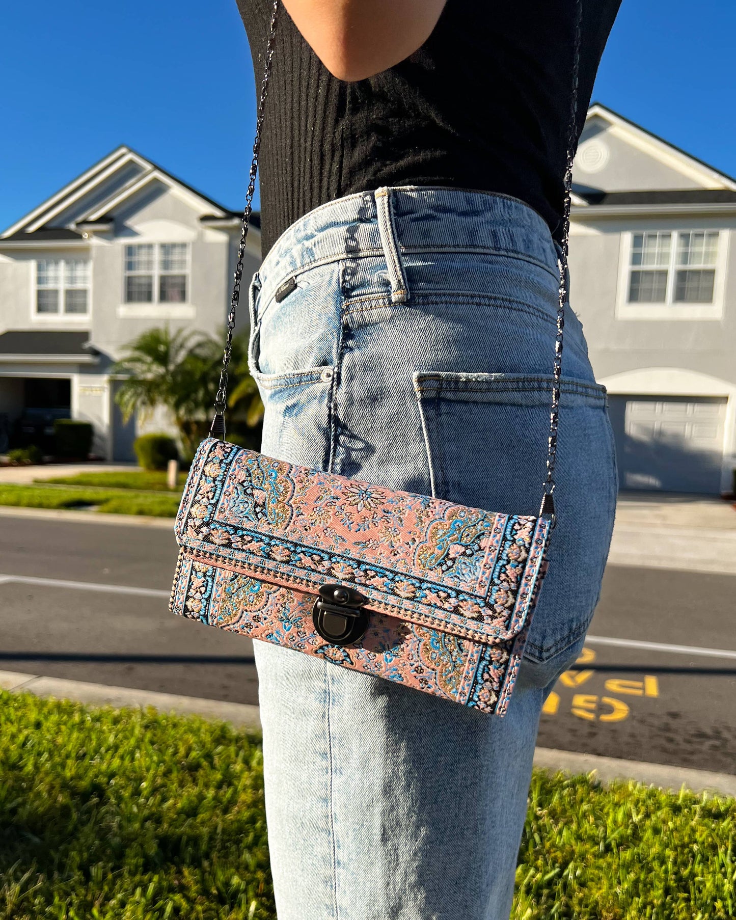 Pink Turkish Crossbody Bag