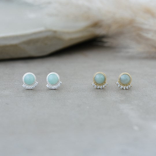 Admiration Studs - Amazonite
