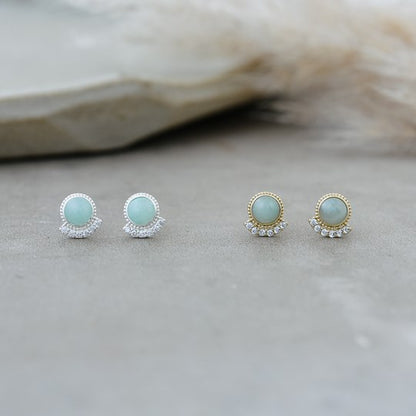 Admiration Studs - Amazonite