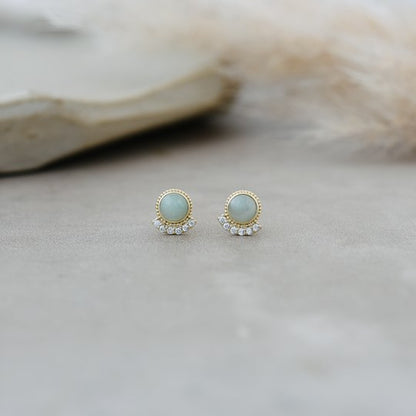 Admiration Studs - Amazonite