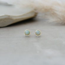 Load image into Gallery viewer, Admiration Studs - Amazonite
