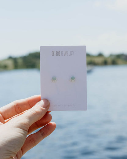 Admiration Studs - Amazonite