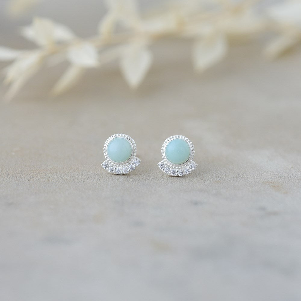Admiration Studs - Amazonite