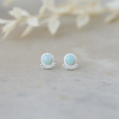 Admiration Studs - Amazonite