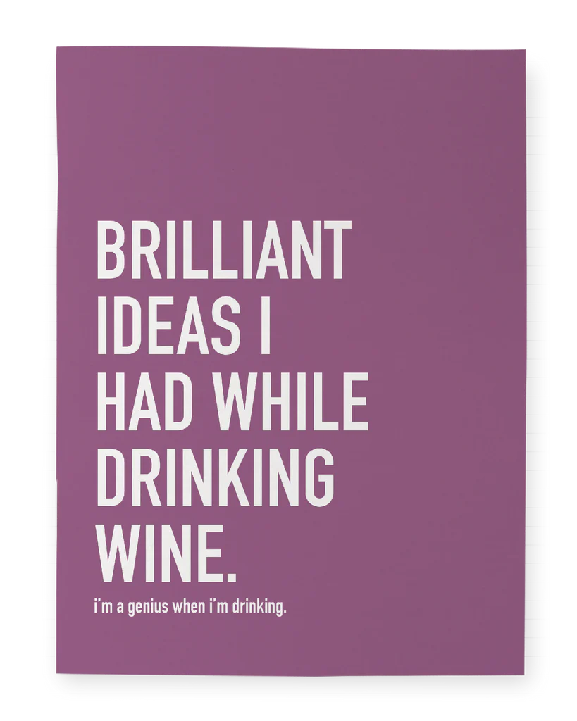 Wine Ideas Notepad