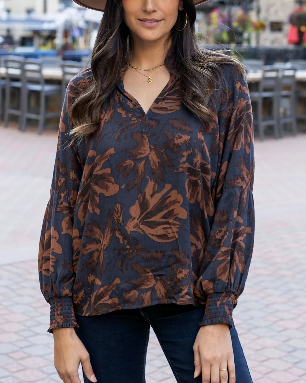 Boho Smocked Top