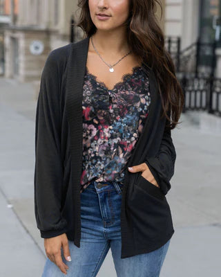 buttery soft cocoon cardi