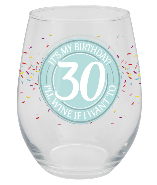 Stemless Wine Glass