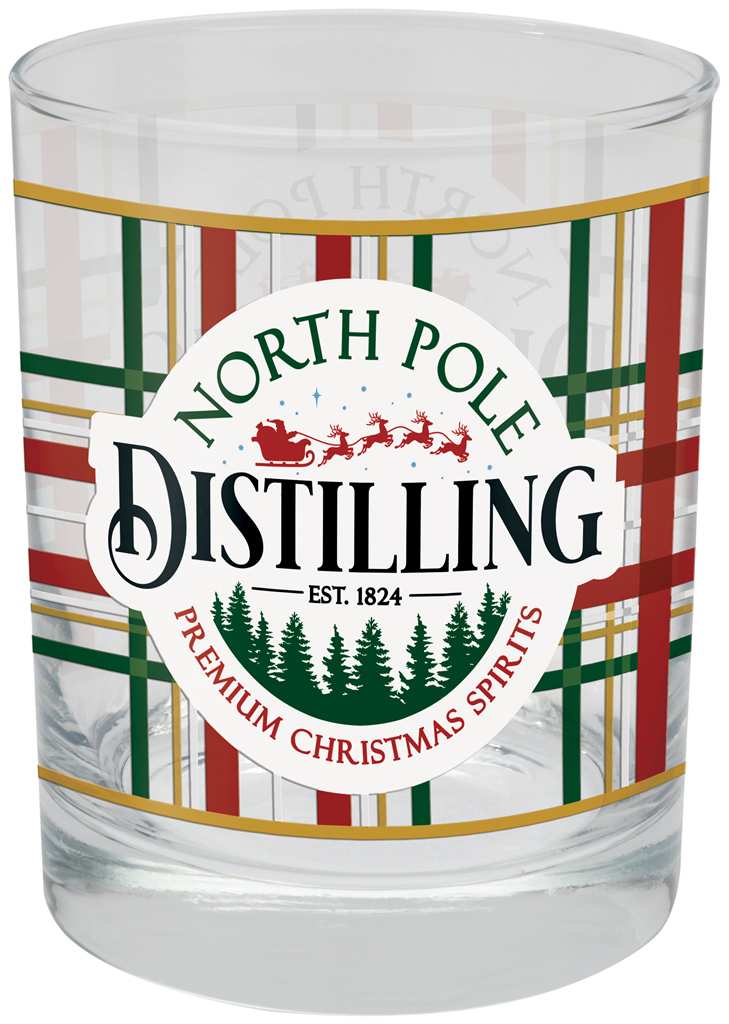Rocks North Pole Distilling Glass