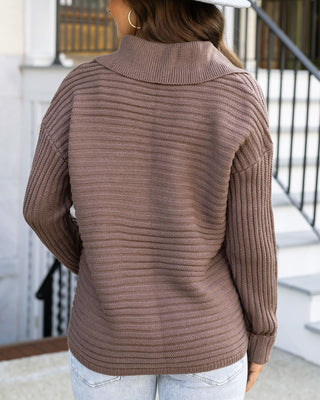 cinder collared sweater