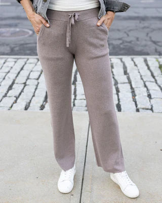 classic & cozy ribbed sweater pant SALE