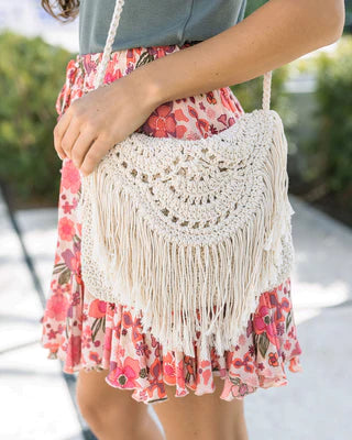 crochet crossbody bag