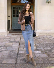 Load image into Gallery viewer, Denim Midi Skirt
