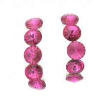 Load image into Gallery viewer, Half Hoop Sparkle Earring
