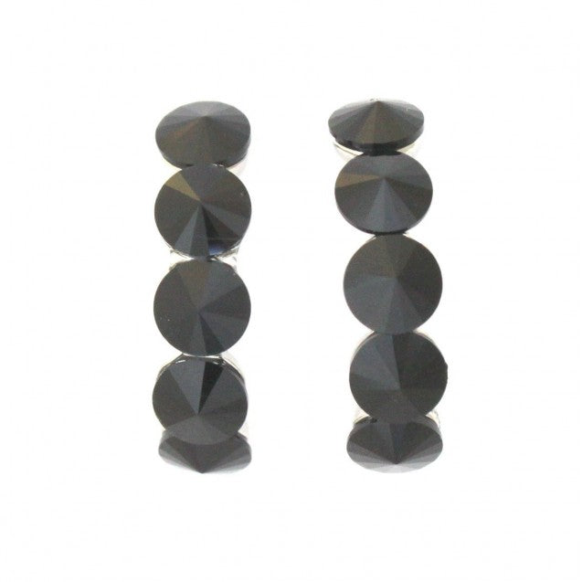 Half Hoop Sparkle Earring