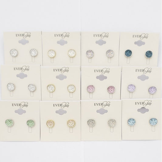 Button Earrings