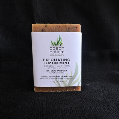 Exfoliating Lemon Mint Natural Bar Soap