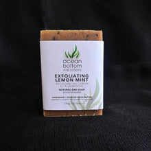 Load image into Gallery viewer, Exfoliating Lemon Mint Natural Bar Soap
