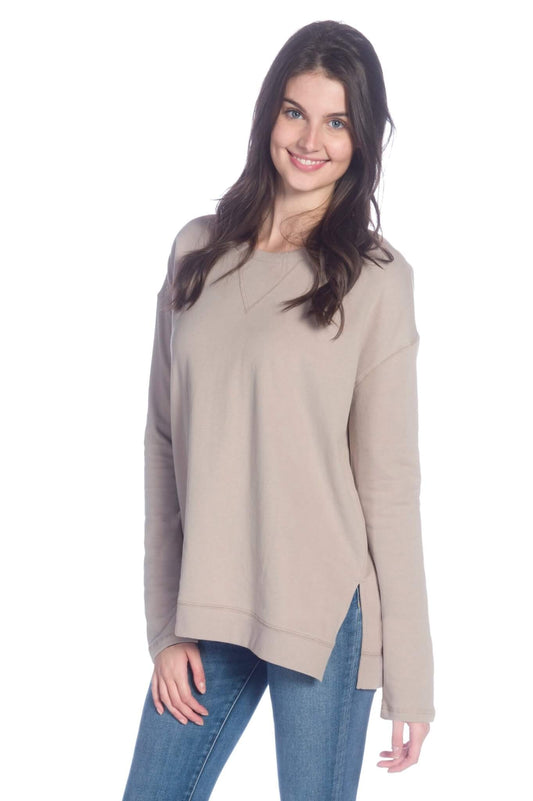 Long Sleeve Crew Neck Top