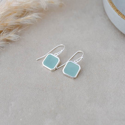 Florence Earrings - Amazonite
