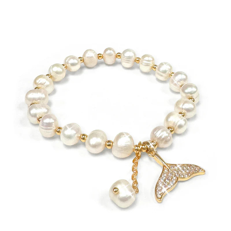 Bracelet Mermaid Gold Pearl