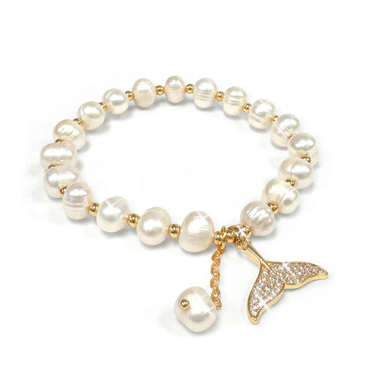 Bracelet Mermaid Gold Pearl