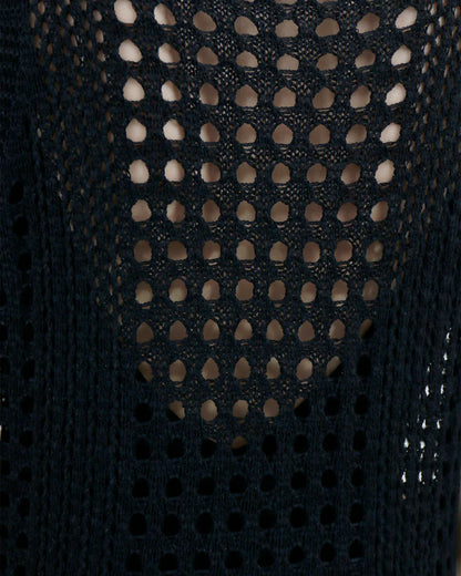Capri Knit Swim Cover-Up in Black