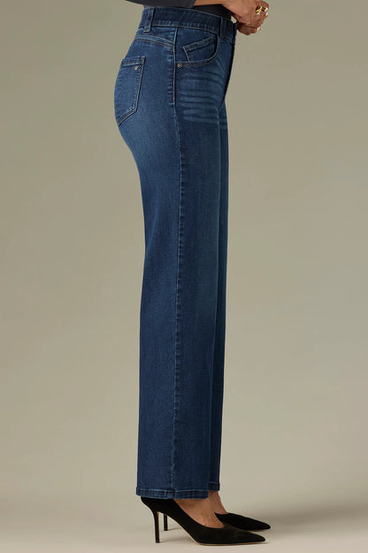 Sawyer Mid-Rise Straight Leg Jeans