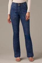 Load image into Gallery viewer, Madison High Rise Utility Pocket Rise Itty Bitty More Boot Jeans P2891NORI
