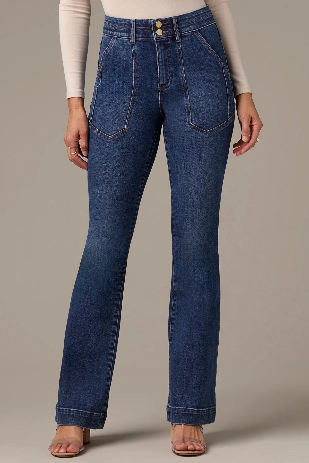 Madison High Rise Utility Pocket Rise Itty Bitty More Boot Jeans P2891NORI