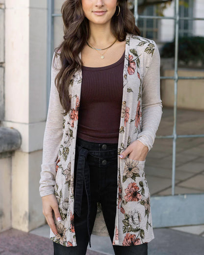 Lightweight Ribbed Cardigan