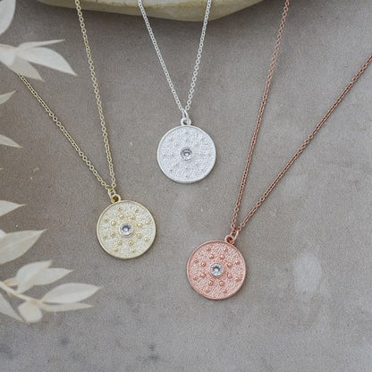 Lone Medallion Necklace