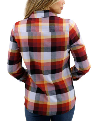 Northern Plaid Flannel Top
