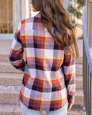 Northern Plaid Flannel Top